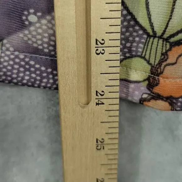 Vtg Shirt Set Womens 38 Purple Union Made Long and Short Sleeve Princess Castle - Picture 5 of 11